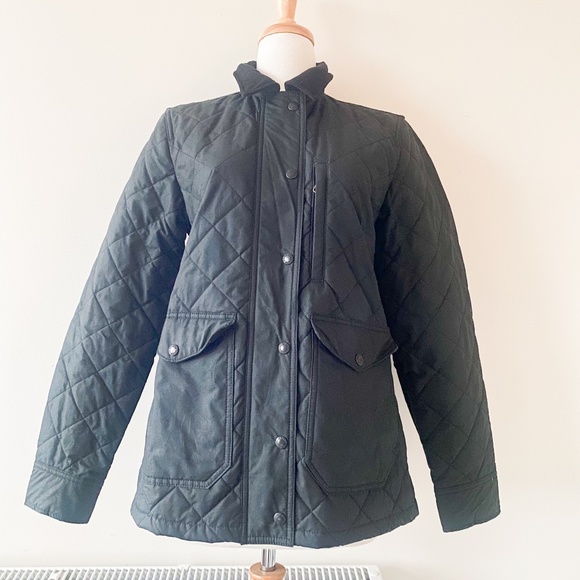 Filson Black Women's Tin Cloth waxed canvas jacket M - Picture 1 of 7